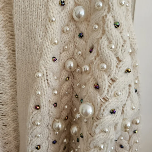 Anthropologie embellished sweater - Picture 2 of 2